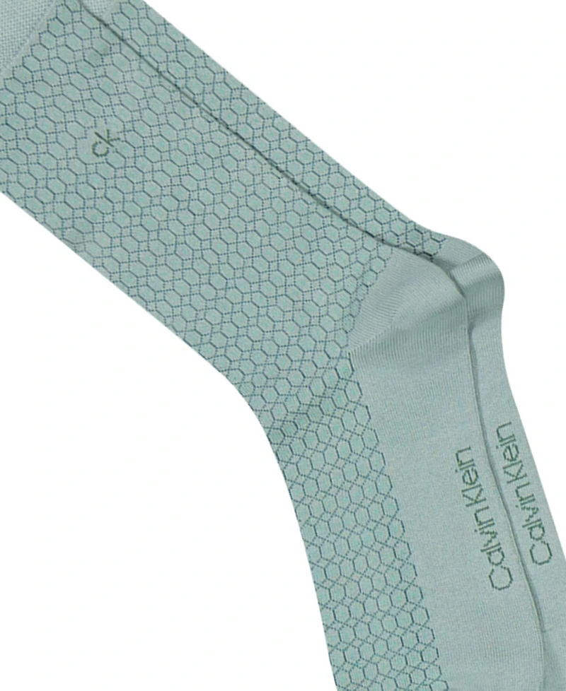 Calvin Klein Men's Cotton Dress Crew Socks, 4-Pack