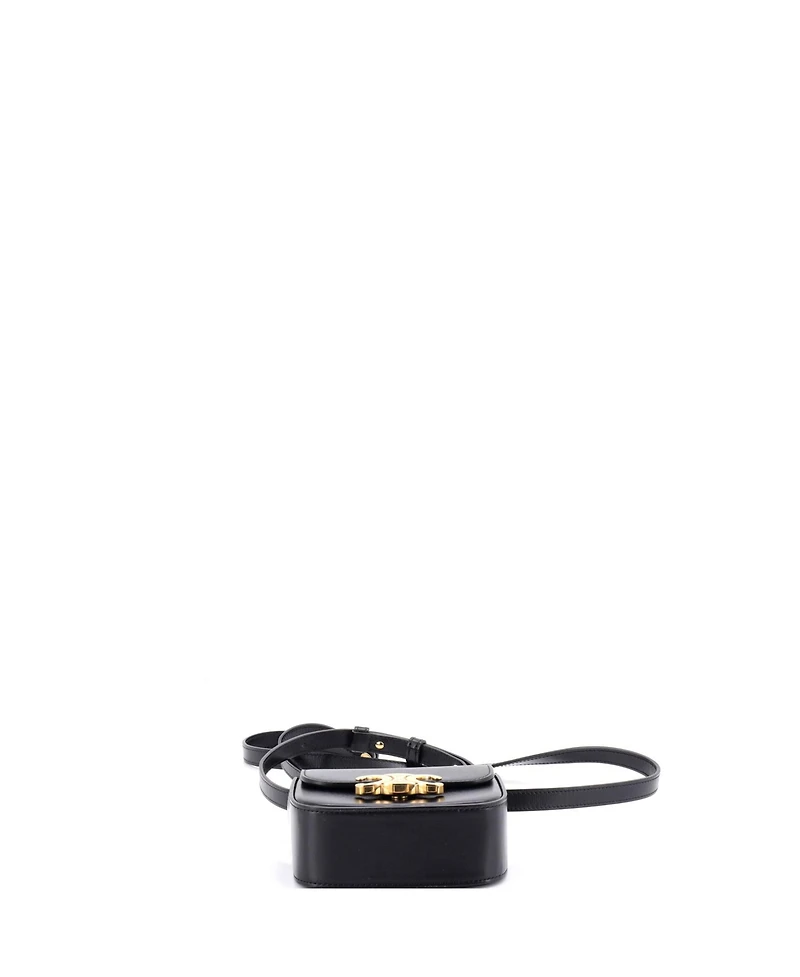 Pre-Owned Celine Mini Triomphe Shoulder Bag Smooth Calfskin