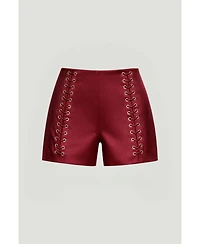 Nocturne Women's Twin-Lace High-Waist Shorts