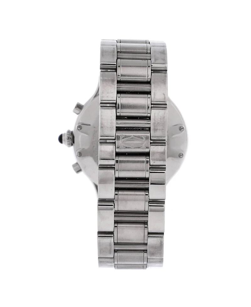 Pre-Owned Cartier Must 21 Chronoscaph Quartz Watch in Stainless Steel 38mm