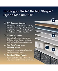 Serta Perfect Sleeper Cascade Bluff 13.5" Medium Hybrid Tight Top Mattress