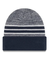 New Era Men's Navy/Heather Navy Us Hockey Cuffed Knit Hat