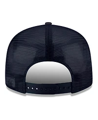 New Era Men's Navy Denver Nuggets Core Logo Meshback 9FIFTY Snapback Hat