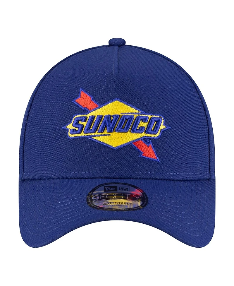 New Era Men's Blue Nascar Sunoco 9FORTY A-Frame Adjustable Hat
