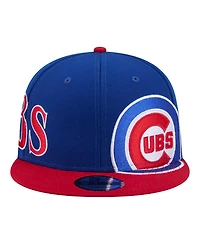 New Era Men's Royal/Red Chicago Cubs Stretched Two-Tone 9FIFTY Adjustable Hat