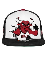Mitchell & Ness Big Boys and Girls Black Chicago Bulls Mascot Snapback Hat