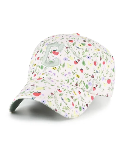 '47 Brand Big Girls Light Pink Cleveland Guardians Posey Clean Up Adjustable Hat