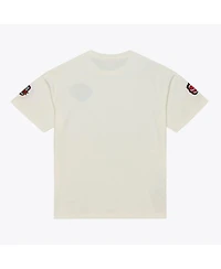Mitchell & Ness Men's Cream Memphis Grizzlies Hardwood Classics Chainstitch Premium T-Shirt