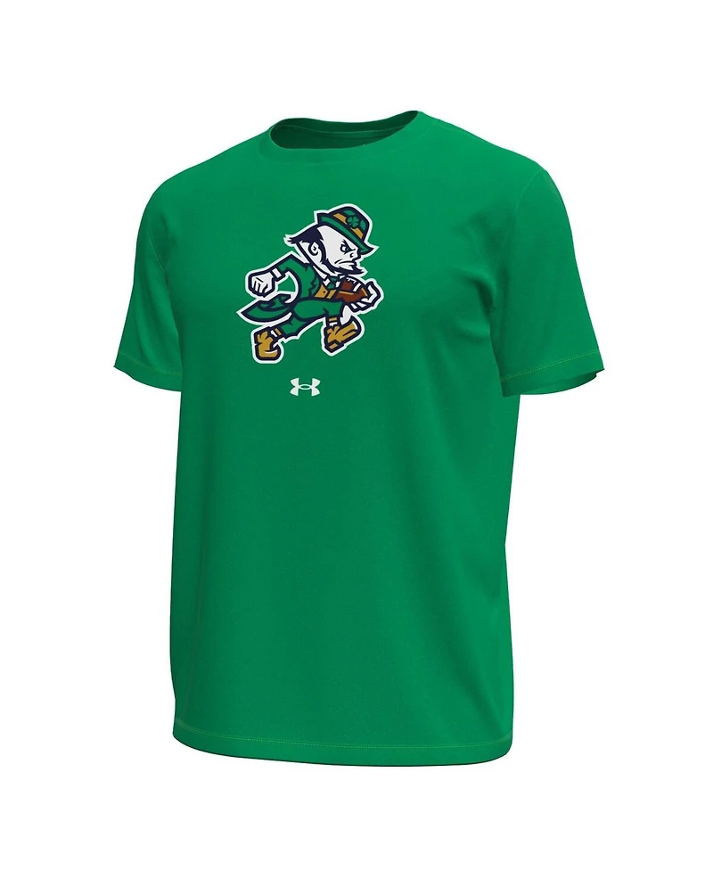 Under Armour Men's Kelly Green Notre Dame Fighting Irish Sporting Leprechaun Tech Stretch T-Shirt