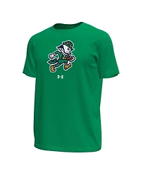 Under Armour Men's Kelly Green Notre Dame Fighting Irish Sporting Leprechaun Tech Stretch T-Shirt