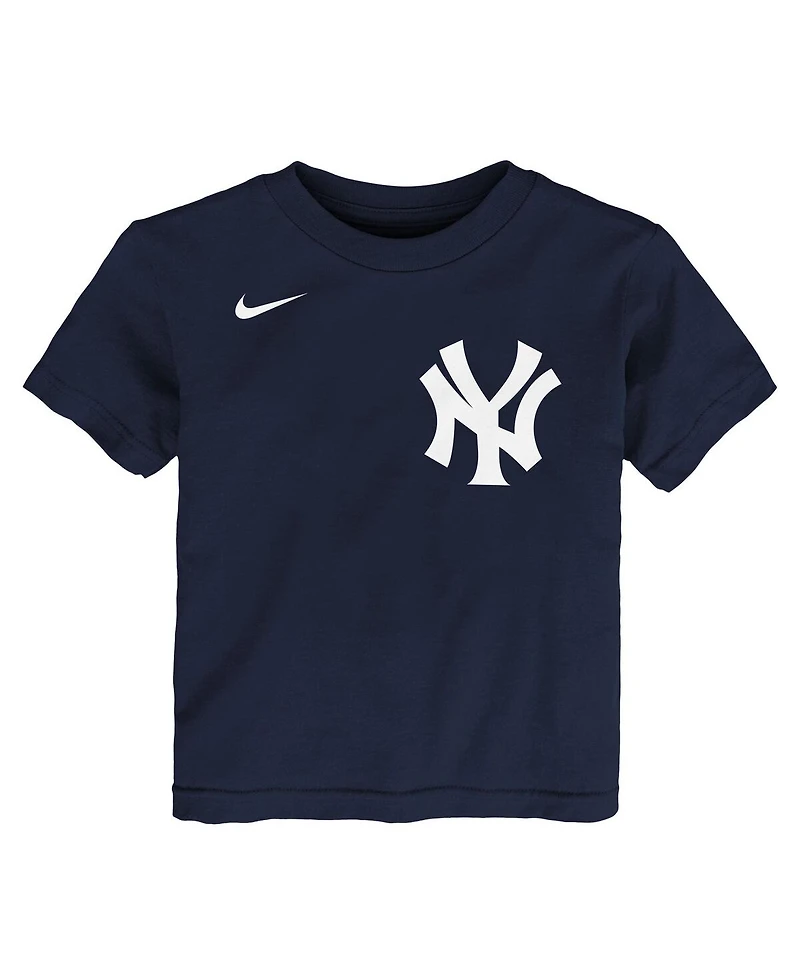 Nike Baby Boys and Girls Aaron Judge Navy New York Yankees Name & Number T-Shirt