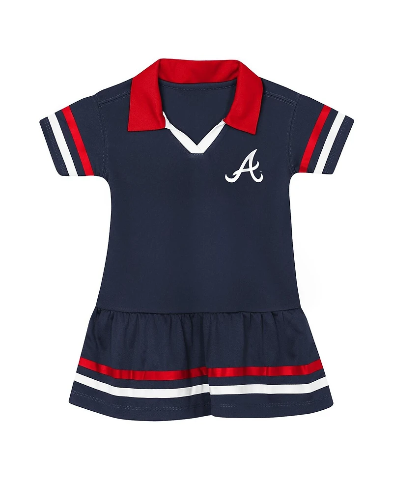 Outerstuff Toddler Navy Atlanta Braves Star Player Dress