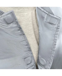 G-iii Sports by Carl Banks Men's Gray Chicago Bears Adaptive Full-Snap Varsity Jacket