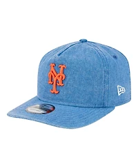 New Era Men's Royal New York Mets Denim Classic 19TWENTY Adjustable Hat
