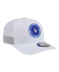 New Era Men's White Los Angeles Dodgers 2026 Spring Training Fan Pack 9SEVENTY Adjustable Trucker Hat