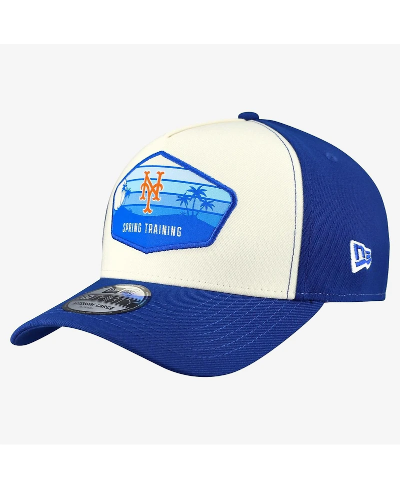 New Era Men's Stone York Mets 2026 Spring Training Fan Pack Gradient 39THIRTY Flex Hat