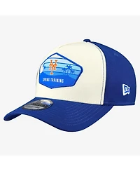New Era Men's Stone York Mets 2026 Spring Training Fan Pack Gradient 39THIRTY Flex Hat
