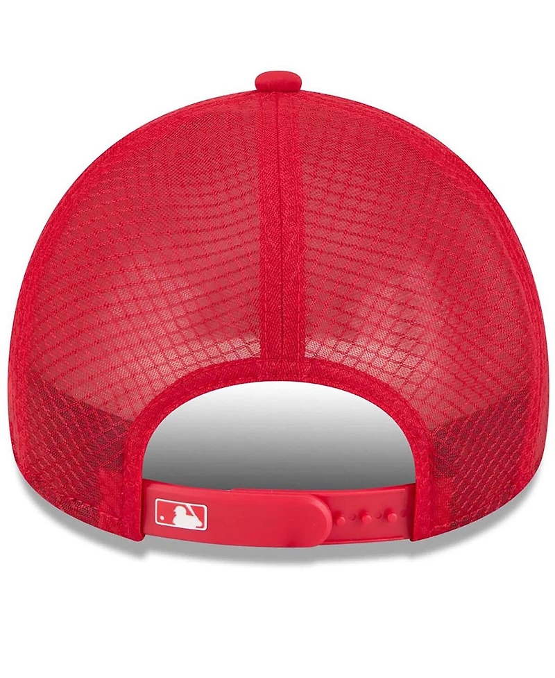 New Era Men's Red Cincinnati Reds 2026 Batting Practice Alternate Apex 9FORTY Adjustable Hat