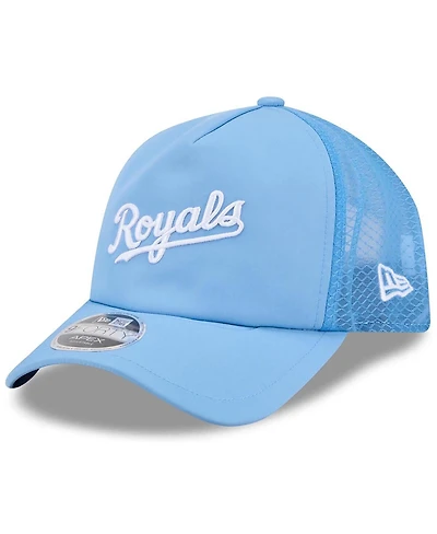 New Era Men's Light Blue Kansas City Royals 2026 Batting Practice Alternate Apex 9FORTY Adjustable Hat