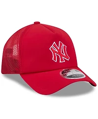 New Era Men's Red New York Yankees 2026 Batting Practice Alternate Apex 9FORTY Adjustable Hat