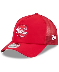 New Era Men's Red Philadelphia Phillies 2026 Batting Practice Alternate Apex 9FORTY Adjustable Hat