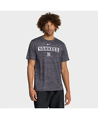 Nike Men's Black New York Yankees Velocity Dri-fit T-Shirt