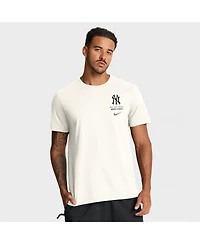 Nike Men's Cream New York Yankees Primetime 2-Hit T-Shirt
