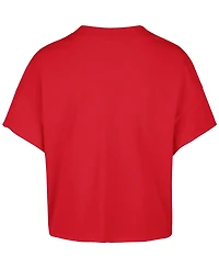 '47 Brand Women's Connor Bedard Red Chicago Blackhawks Elation Name Number Oversized Notch Neck T-Shirt