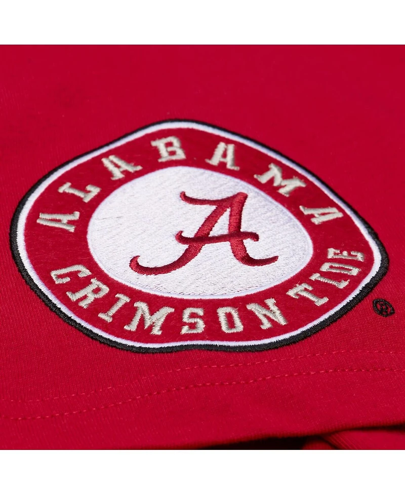 Mitchell & Ness Men's Crimson Alabama Tide Double Clutch Premium T-Shirt