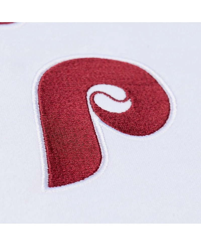 Mitchell & Ness Men's White Philadelphia Phillies Arctic Fleece Sweatshirt