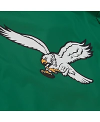 Mitchell & Ness Men's Kelly Green Philadelphia Eagles Coaches Full-Snap Hooded Windbreaker Jacket