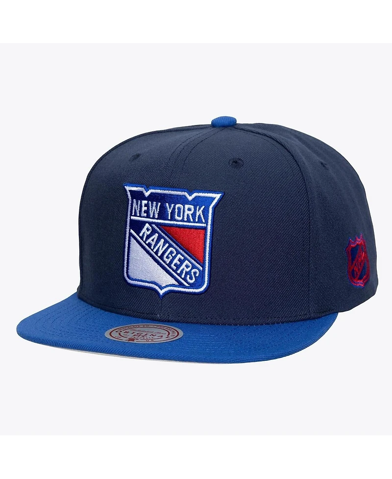 Mitchell & Ness Men's Navy New York Rangers Legendary Home Snapback Hat