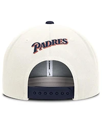 Nike Men's Cream/Navy San Diego Padres Cooperstown Pro Dri-fit Snapback Hat