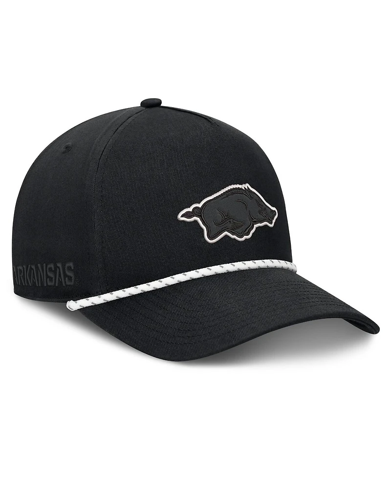 Fanatics Men's Black Arkansas Razorbacks Undertone Rope Adjustable Hat