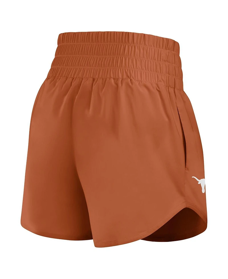 Nike Women's Texas Orange Longhorns Performance One Dri-fit High-Rise Shorts