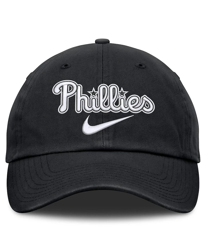 Nike Men's Black Philadelphia Phillies Primetime Club Adjustable Hat
