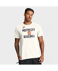 Nike Men's Cream Detroit Tigers Cooperstown Collection ‘70s Inspired T-Shirt