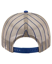 New Era Men's Royal Chicago Cubs Vintage Arched Foam Front 9FIFTY A-Frame Adjustable Trucker Hat