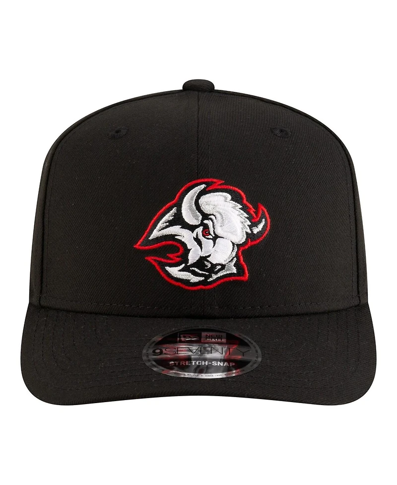 New Era Men's Black Buffalo Sabres 9SEVENTY Stretch-Snap Adjustable Hat