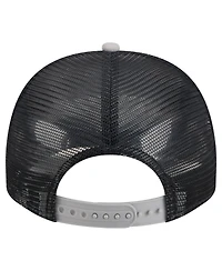 New Era Men's Cream/Navy New York Yankees Banner A-Frame 9FIFTY Trucker Snapback Hat