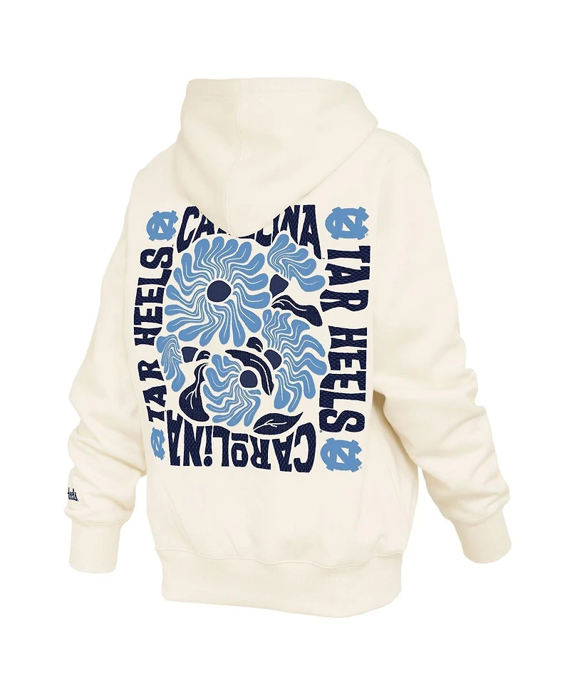 Pressbox Women's Cream North Carolina Tar Heels Elena Janise Hoodie