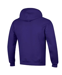 Champion Men's Purple Lsu Tigers Arch Over Logo Pullover Hoodie