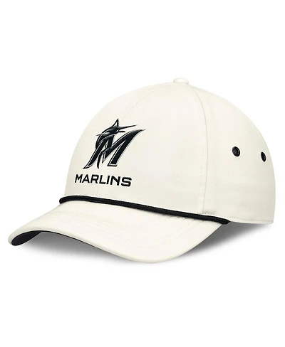 Nike Men's Stone Miami Marlins Club Adjustable Hat