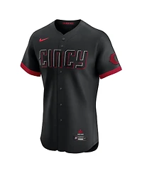 Nike Men's Black Cincinnati Reds City Connect Elite Jersey