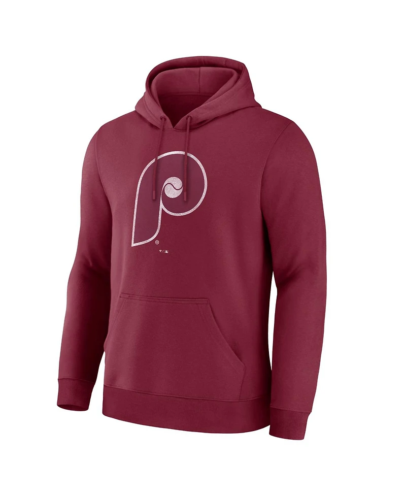 Fanatics Men's Burgundy Philadelphia Phillies Legacy Hoodie