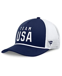 Fanatics Men's Fanatics Navy Team Usa Foam Front Adjustable Trucker Hat