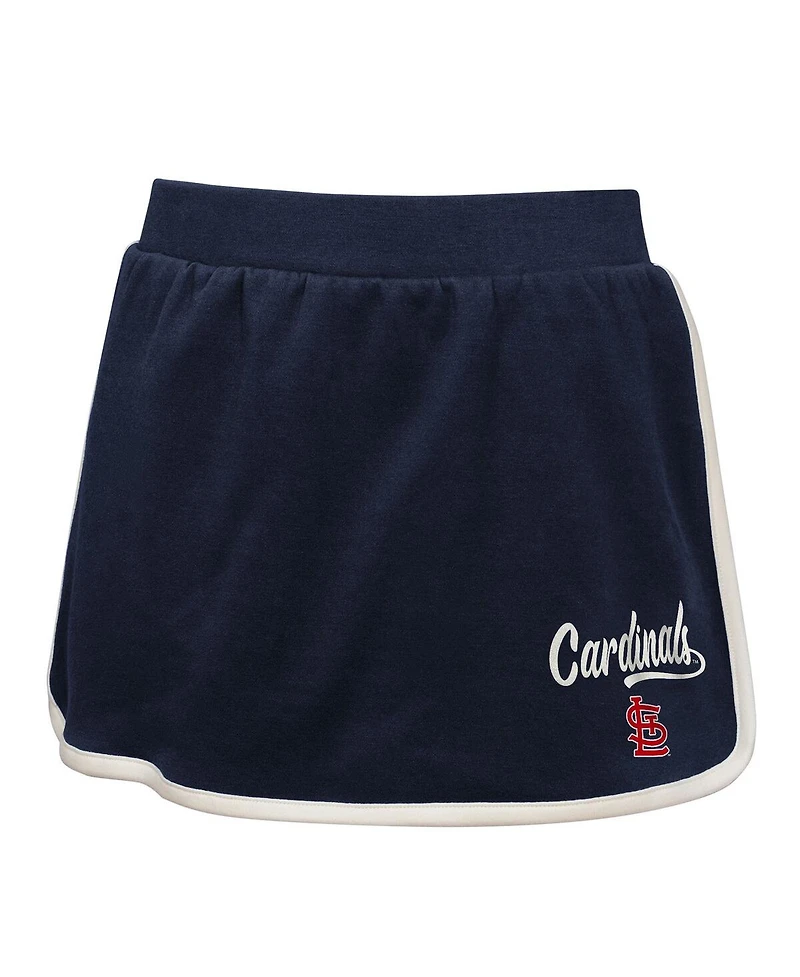 Outerstuff Big Girls Navy St. Louis Cardinals Base Trainer Johnny Polo and Skort Set