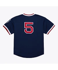 Mitchell & Ness Men's Nomar Garciaparra Navy Boston Red Sox Authentic Batting Practice Jersey