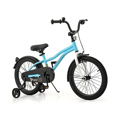 18 Inch Kids Bike for 4-8 Years Old Children Bicycle with Training Wheels