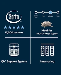 Serta Perfect Sleeper Cascade Canyon 13" Medium Tight Top Mattress, California King